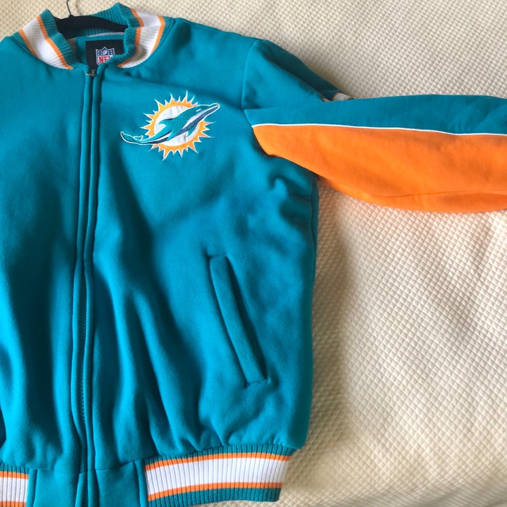 Vintage Dolphins Super Bowl Champions Bomber - Picture 4 of 5